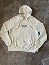 Large Taylor Swift The Eras Tour Official Concert Merch Cream Hooded Sweatshirt