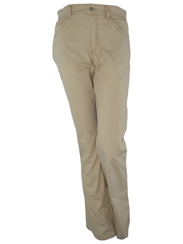 Cotton Belt Pantalone Da Donna Beige Bootcut In Cotone Gamba Scampanata Casual - Imagen 17 de 31