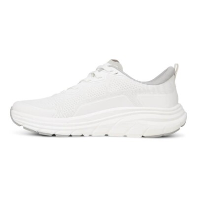 New! Mens Vionic Walk Max White/Grey Walking Shoes. Size 8 Wide. Nice Shoes! Vionic Walk Max White Knit Lace-up Sneaker Men main image 3