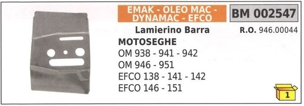 Blatt Hebel Seite Kette Oleomac KettensäGe Om 938 941 942 946 951 9460004-image