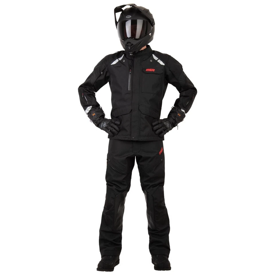 MSR Voyager Adventure Motorcycle Jacket X-Large Black Foto 3 de 4