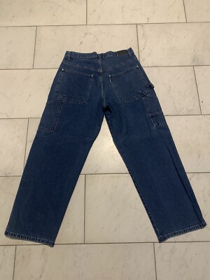 SilverTab Levi's 33x30 Baggy Carpenter Denim Jeans Medium Wash Y2K