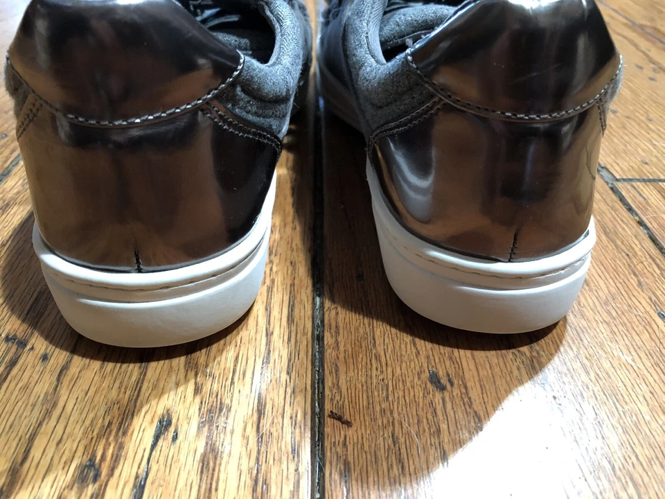 AK Sport para mujer 7. 5 Zack Gris Fácil de Poner Zapatillas Fuex Gamuza/Cuero Zapato para Caminar Foto 2 de 4