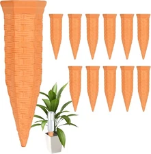 Plant Self Watering Stakes 12 Pack Terracotta Watering Spikes for Indoor and ...