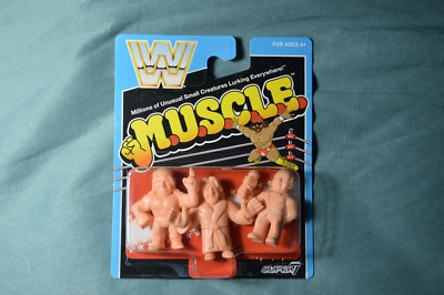 SDCC 2018 Mattel WWE Legends Classic M.U.S.C.L.E. 4 Pack Set