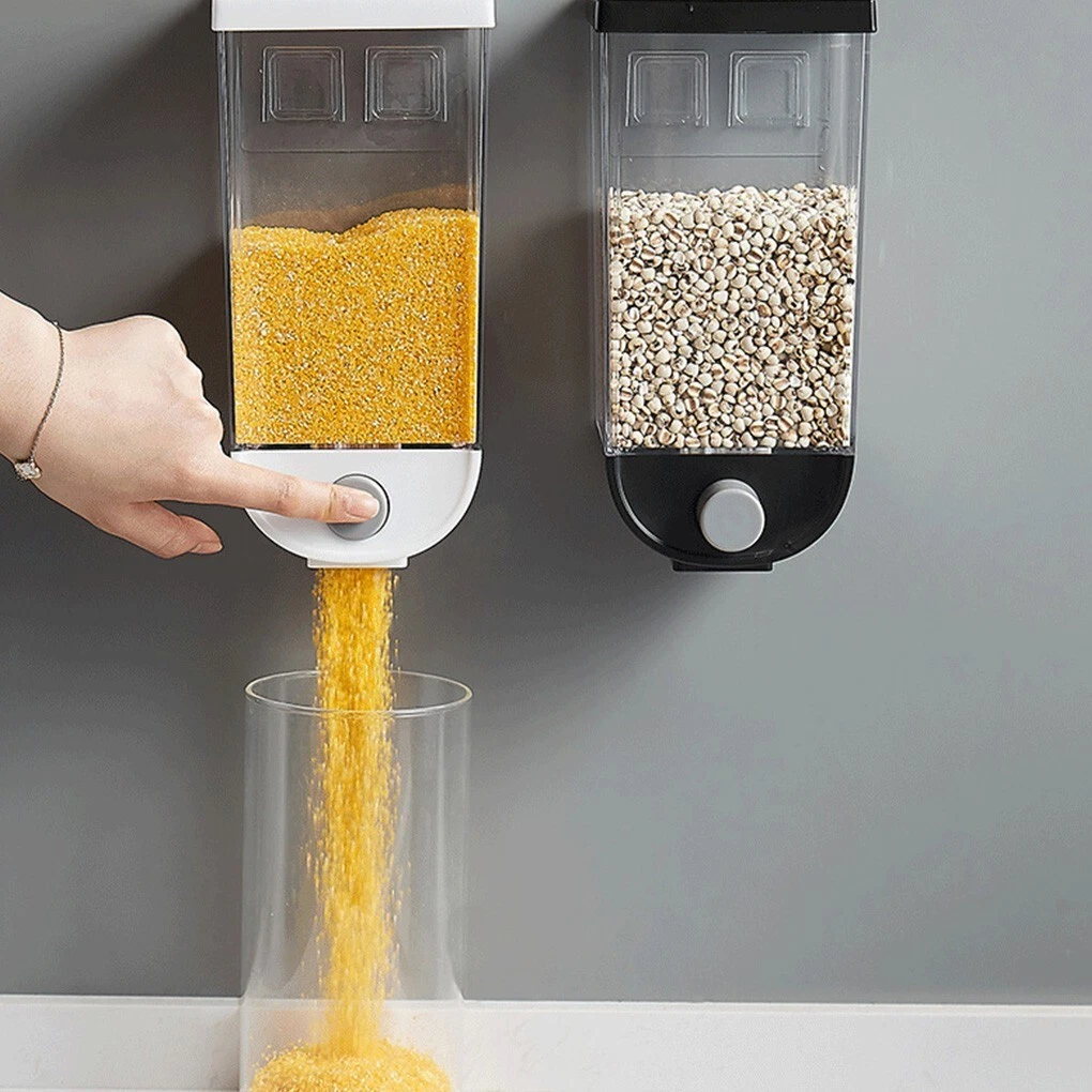 Fyfjur Contenitori per Pasta, Contenitori Alimentari, contenitori alimentari Plastica, Barattoli Cucina con Coperchio per Alimenti Set, Utilizzato per la Conservazione di Farina, Muesli (1800ml