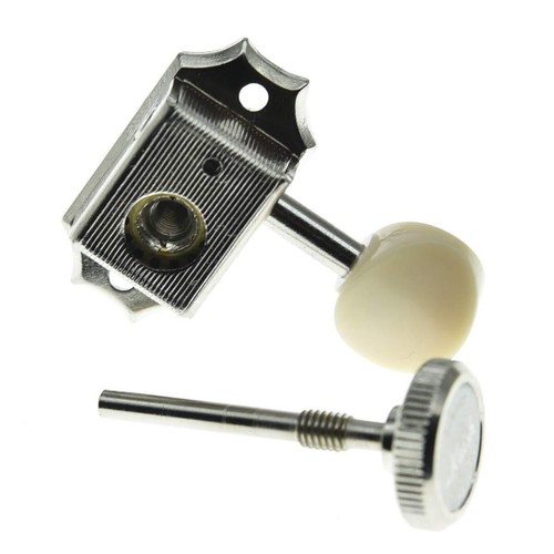 Sintonizzatori di blocco per chitarra 3L3R stile vintage pioli di tuning tasti testa macchina per chitarra... - Foto 6 di 8