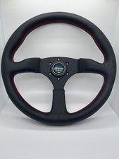 Spoon Sports Style 350mm Steering Wheel Red Stitch With Spoon Horn Fits 96-00 Ek Spoon Sports Style 350mm Steering Wheel Red Stitch With Spoon Horn Fits 96-00 Ek