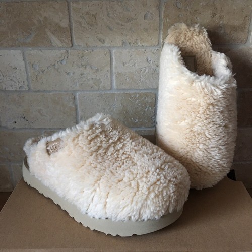 UGG FUZZ SUGAR NATURAL WOOL / FAUX FUR 
