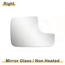 Lower Mirror Glass For 2008-2009 Dodge Ram 1500 2500 3500 Passenger RH Side Flat