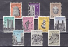 yemen 1961 Sc 113/9 set MNH,toned spot    s1930