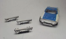 AFX PLYMOUTH FRONT BUMPER . NEW PLASTIC INJECTION MOLDED