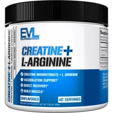 Evlution Nutrition Creatine + L-Arginine - Vascularity Support - 40 Servings