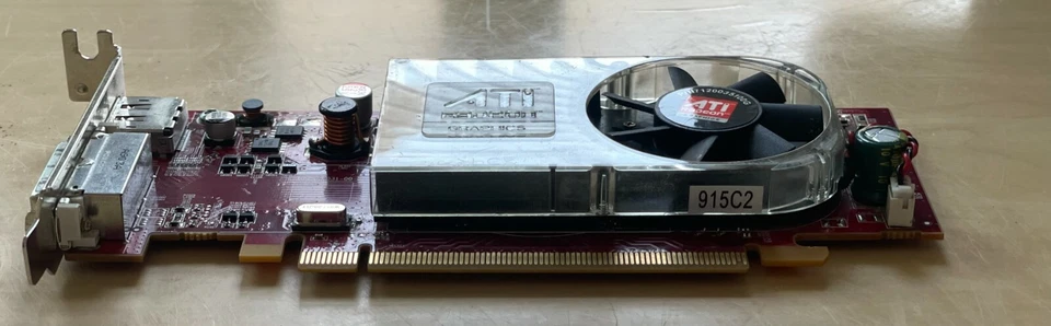 Dell ATI Radeon HD 3450 256MB Graphics Card MODEL D33A27  Low Profile (367) - Image 4 of 4