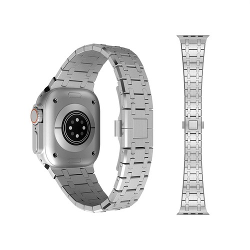 Luxury Metal Strap for Apple Watch Band Ultra 2 Stainless Steel IWatch 10 SE 5 - Picture 2 of 8