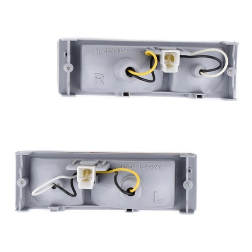 Bumper Light Driving Lamp Fits Mitsubishi Lancer Champ II 4D Sedan 1988-91 Set 2 - Picture 5 of 7