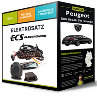 Elektrosatz 13-Pol Spezifisch für Peugeot 508 Break SW (Kombi) 03.2011-04.2019