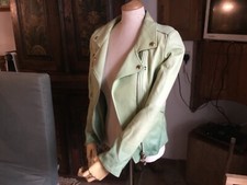 Ermanno Scervino Leather biker Jacket 38