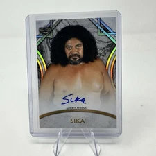 2018 Topps Legends of WWE Autograph #ASI Sika Auto /199 
