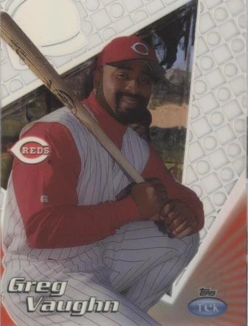 Greg Vaughn Cincinnati Reds Baseball Sports Trading Cards