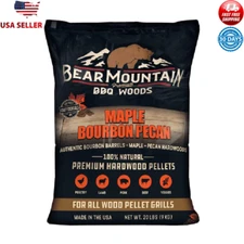 100% Natural Maple Bourbon Pecan BBQ Wood Pellets 20lb Premium Grilling Pellets