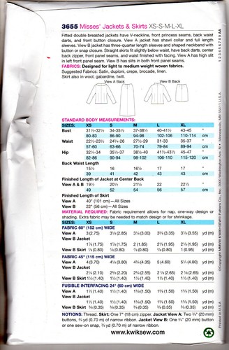 CHOICE: NEW Kwik Sew Kerstin Martensson Sewing Patterns: Misses' Skirts Jackets+ - Picture 11 of 39