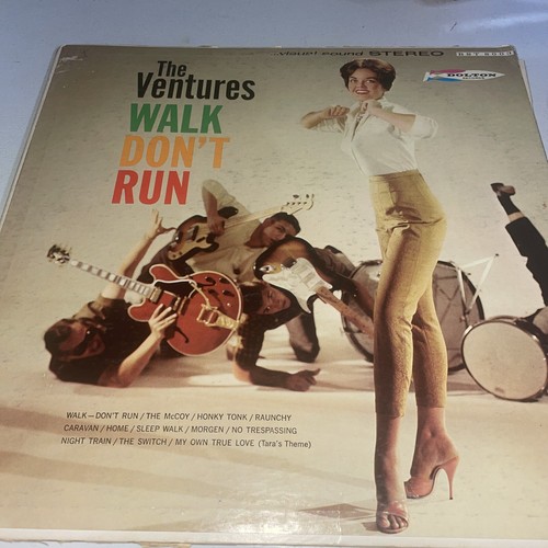 THE VENTURES LP Walk don't run 1960 Dolton vinyl
