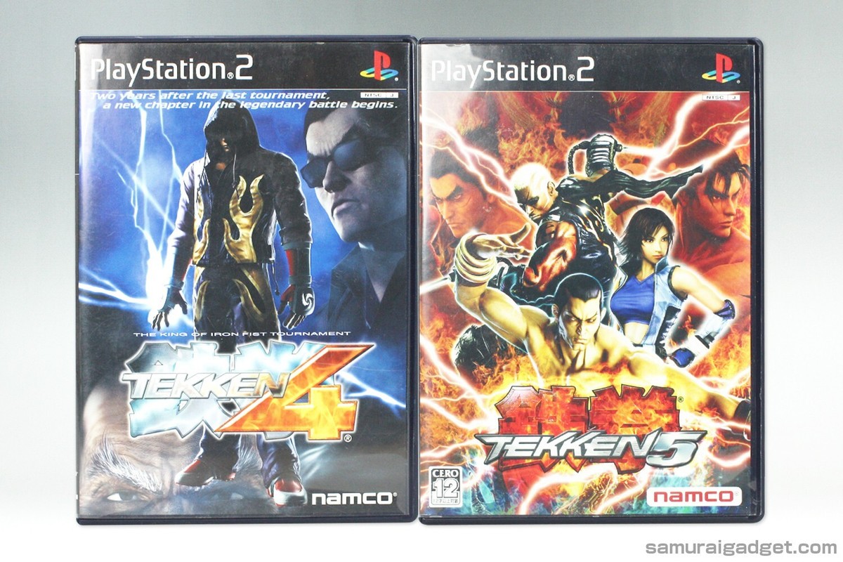 Tekken 4 & Tekken 5 (2Games) PS2 [Japan Import NTSC-J