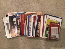 HUGE Selection of Cross Stitch Patterns Charts Samplers OOP Vintage YOU CHOOSE D