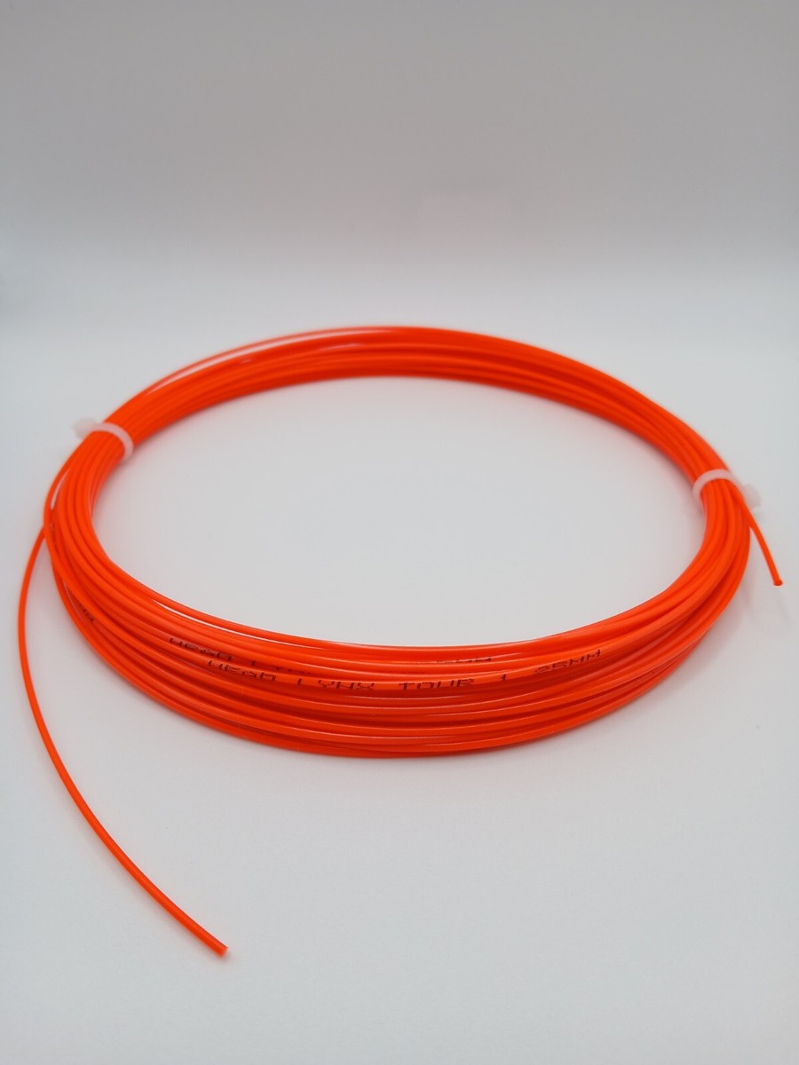 HEAD Lynx Tour Tennissaite – 12m, 1,25mm, 6-Kanten-Profil, Orange – Synthetik-Saite Für Power & Spin