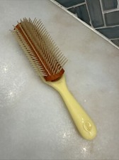 Vintage GOODY 8  Ivory Styling Brush Massage Bristles Rounded Made in USA