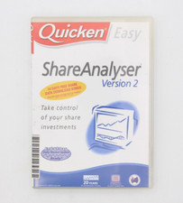 QUICKEN EASY SHAREANALYSER VERSION 2 STOCK MARKET STOCK MANAGER SOFTWARE Retro