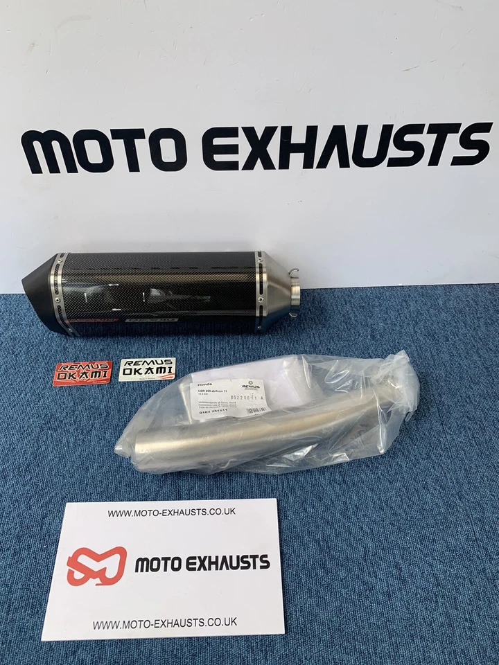 Honda CBR250R Remus Okami Carbon Race Exhaust silencer 2011 -  2016 CBR 250 R - Image 2 of 4
