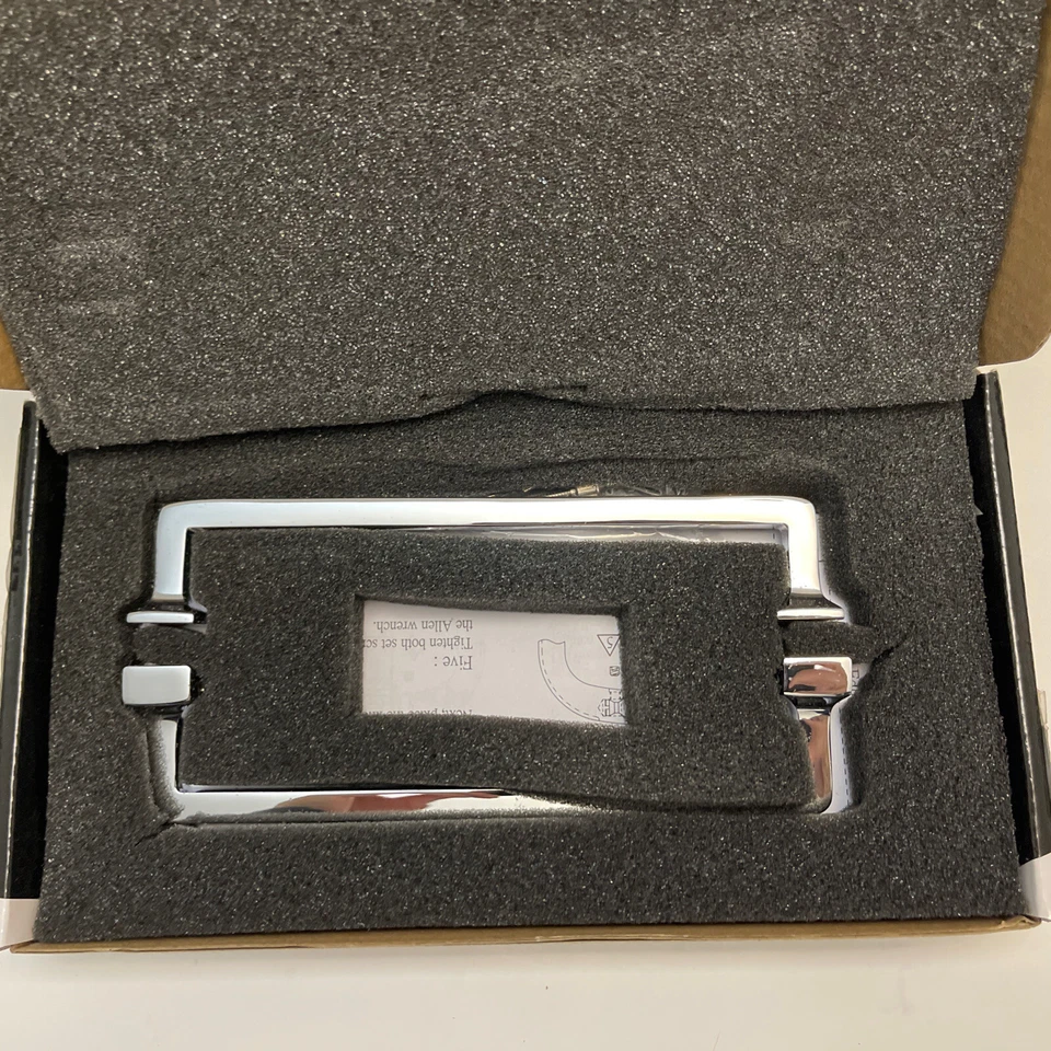 Alno G950-6-PC 6 дюймов задняя к задней стеклянной двери тяга - полированный хром - Изображение 3 из 4