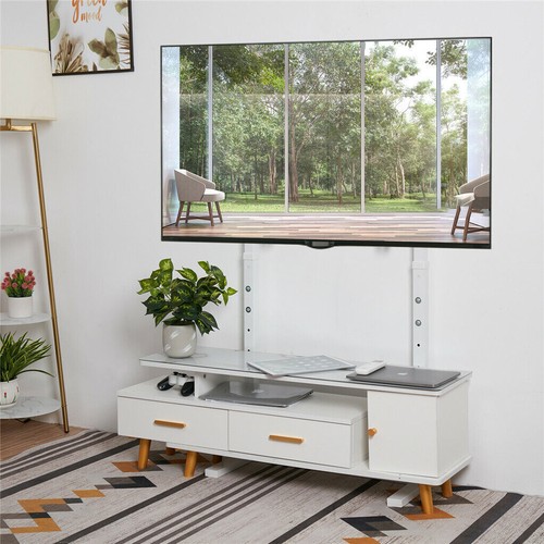 Heavy Duty Concise TV Floor Stand Height Adjustable for 32 65 75 80 85" 90" 100" - Picture 3 of 29