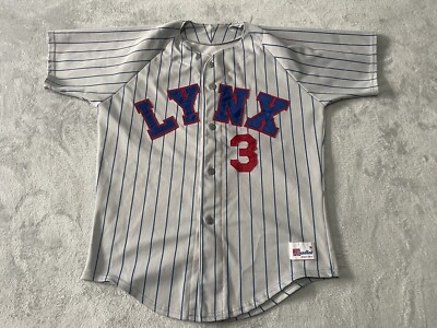 Vintage Speedline Tag Baseball Trikot Luchs #3 Größe Large