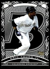 2009 Bowman Sterling/25 / Eric Young Jr. ROOKIE REFRACTOR /25