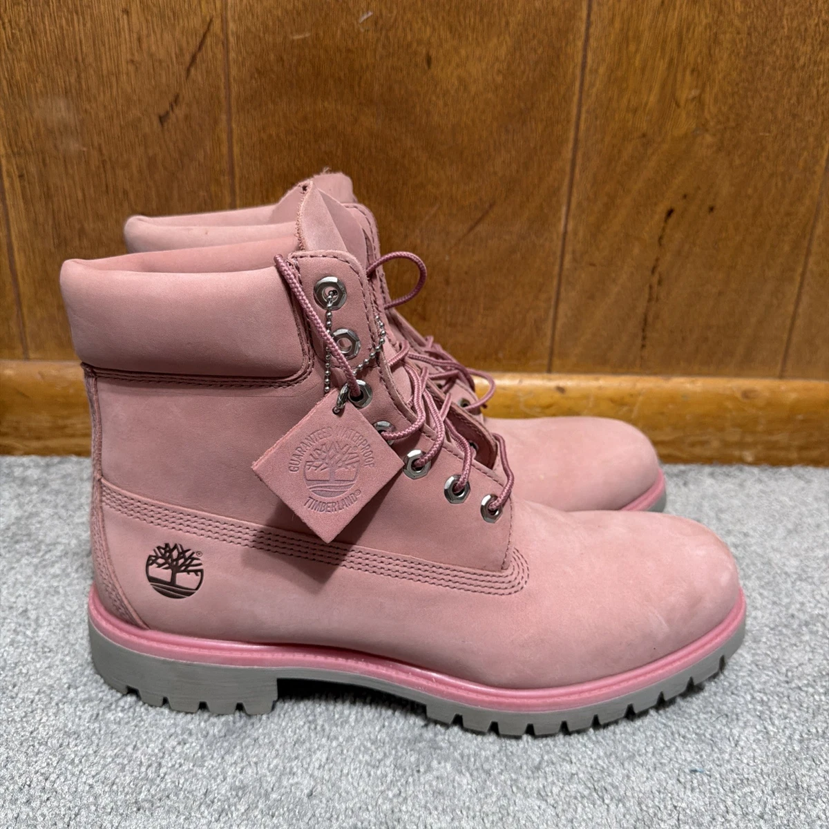 Timberland Leather Upper Pink Boots for Men for Sale | Shop New