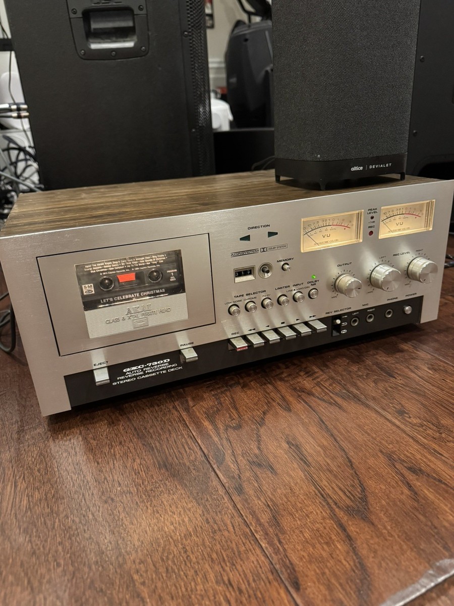 Vintage Akai Gxc-730d Auto Reverse Stereo Cassette Deck for sale