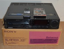 Sony SL-HF900 Super BETA VCR Hi-Fi Betamax Player w/Box  Remote