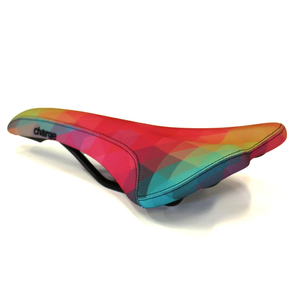 Charge Bikes Spoon saddle, CrMo - Geo (Rainbow) Colors - Image 3 of 3