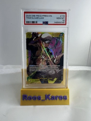 Trafalgar Law 2025 ONE PIECE English OP10 SEC Rare #119 PSA 10