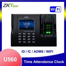 ZKTeco U560 TCP/IP USB Biometric Fingerprint Recognition Time Clock Attendance