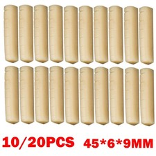 10/20x Guitar Unbleached Bone Nut Saddle Luthier 1 3/4"x15/64"x3/8" 45x6x9mm USA