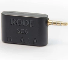 Rode Microphones SC6 Dual TRRS input and Headphone Output for Smartphones