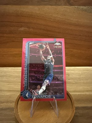 2025-26 Topps Chrome - Anthony Edwards #151 Magenta Refractor /399 Timberwolves