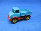 Vintage LESNEY MATCHBOX No. 49 UNIMOG Truck, Blue & Red, 1:64, England excellent
