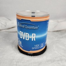 96 Optical Quantum 16X4.7GB DVD-R WHT Inkjet Disc Not Complete Some used