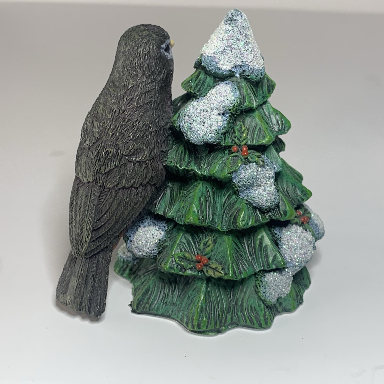 Bradford Exchange Robin With Tree Holiday Tweets Songbird Leaves 2011