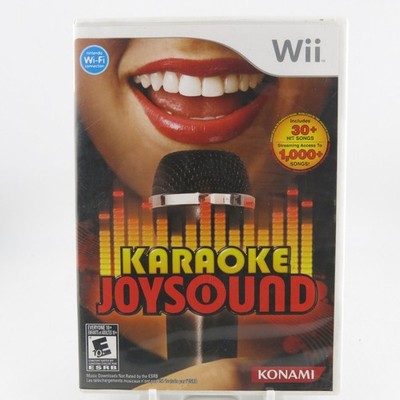Karaoke JOYSOUND Wii Video Game Multiplayer 30+ Songs